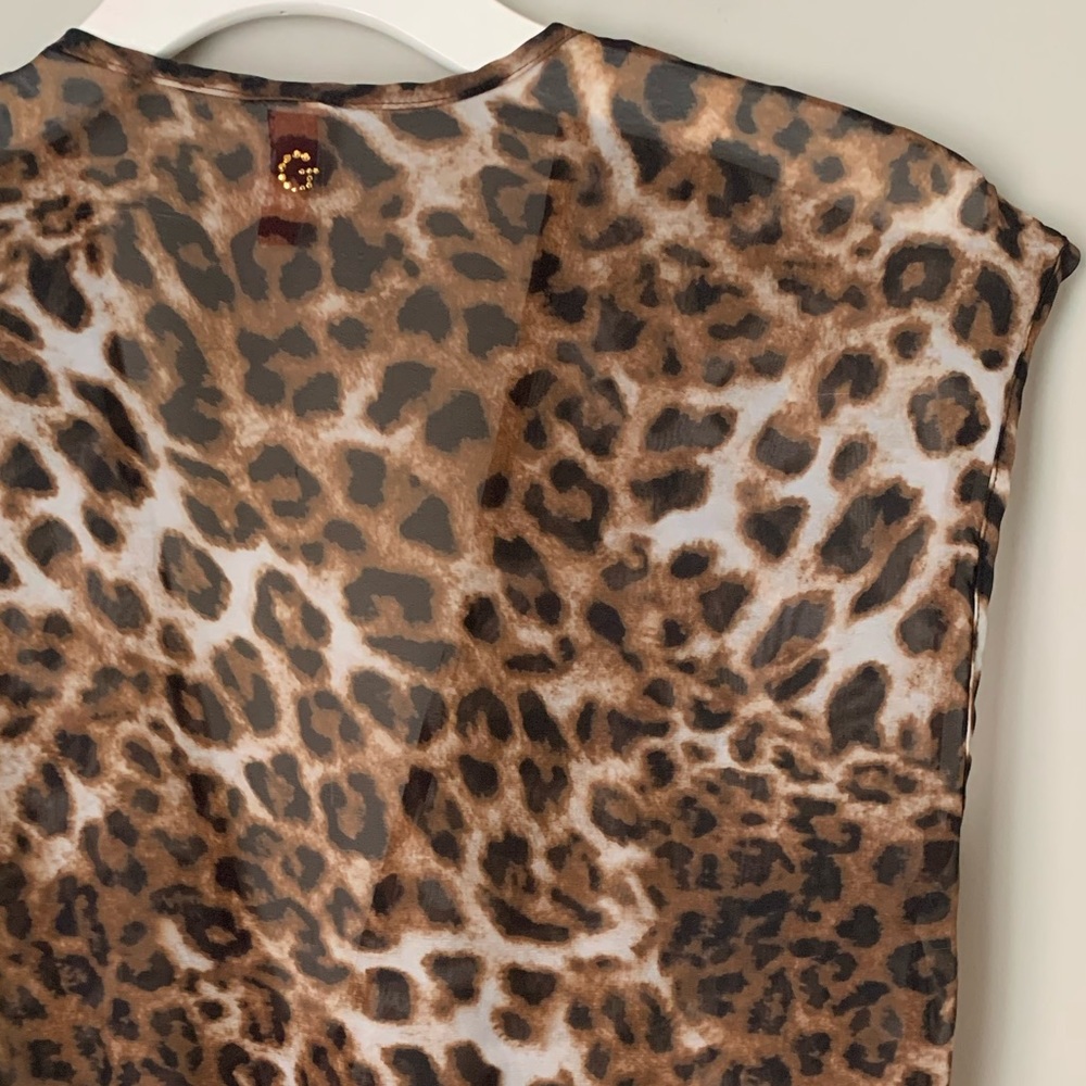 Guess size S leopard beach coverup - Picture 10 of 10